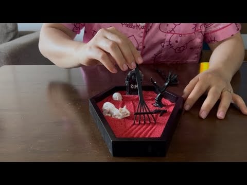 ASMR casero jardín zen (soft spoken) 