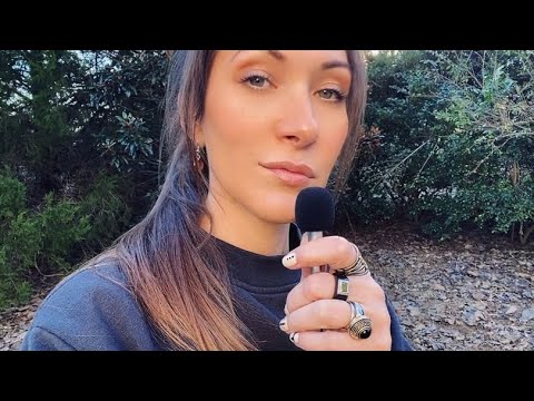 ASMR chill with me indoors & out.. Finding unique triggers | tapping, nature sounds, animals,  more