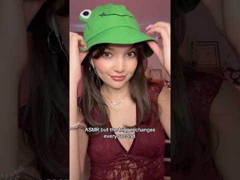 ASMR But The Trigger Changes Every Second #asmr