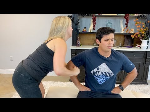 Once You Get Past the Blonde Hair and B👀Bs You Realize She is A Genius Chiro-US Marine Gets CRUNcHEd