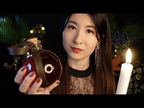 ASMR Witch Doctor Makes You a Sleep Potion 🎃🕯️ (Soft Spoken)