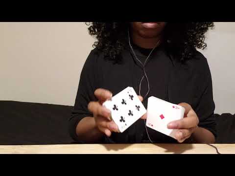 Asmr cards dealers role-playing + tapping cards