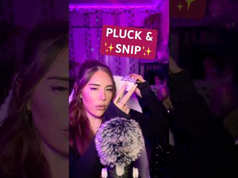 ✨TINGLY plucking 🤏 #asmr #asmrvideo #asmrsounds #tingles #relaxing #fyp #fy