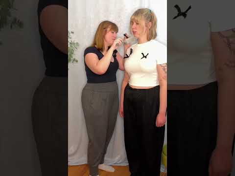 ASMR Measuring & Clothes Styling Roleplay 💚 #asmr #asmrsounds #asmrfabricnoises #asmrlintroller