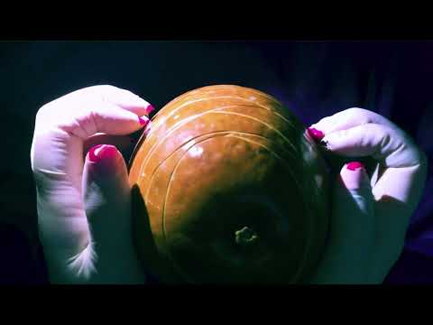 LATEX GLOVES ✋❤️👉 Long  Nails Poke Through Latex Gloves❤️ 👉 Tapping ❤️  [[ASMR]]