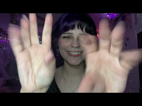 ASMR mouth sounds and a variety of hand movements