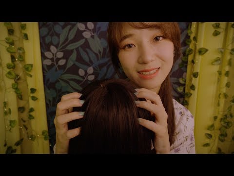 Stress Relieving Scalp Massage💚 ASMR