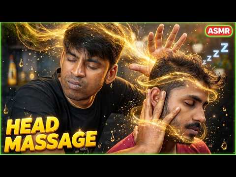 Live ASMR Head Massage for Deep Sleep & Stress Relief | Head Massage For Relaxation & Anxiety Relief