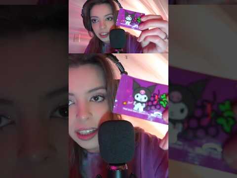 Kuromi Popping Candy ASMR 💜 Fizzy Mouth Sounds