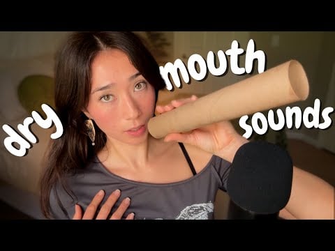 ASMR Tingly Dry Mouth Sounds for YOU ❣️✨ (sksk, tounge clicks, coconut, & more)