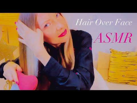 ASMR | Hypnotic Hair Brushing On A Rainy Afternoon | Hair Over Face | Hair Flipping