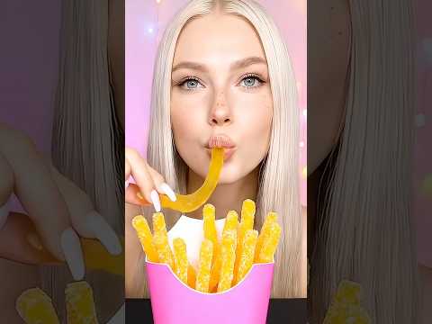 Gummy Fries 🍟💖  Soft Stretchy ASMR Bites