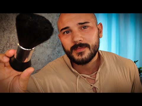 ASMR Brushing You to SLEEP - Keeping You SAFE at Night (Taking Care of You) Male Personal Attention