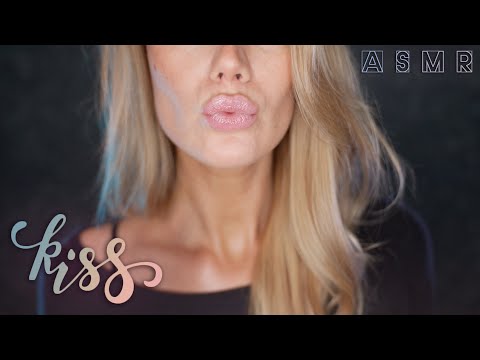 ASMR 💋 CLOSE-UP KISSES & POSITIVE AFFIRMATION 💋 Breathy Mouth Sounds 💋 Ear Blow