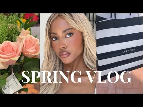 SPRING VLOG: $300 Haul, Grocery Shopping (grocery haul) + Spring Reset