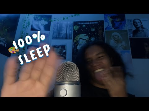 ASMR FAST AND AGGRESSIVE MOUTH SOUNDS, TONGUE FLUTTERING, SPIT PAINTING AND HAND SOUNDS 👅