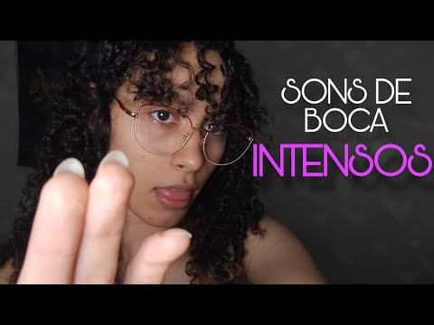 ASMR • Spit Painting + Sons de Boca (INTENSO 🫨)