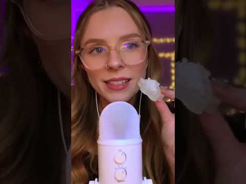 Trying the Lemon Crystal #asmr #asmrvideo #asmrsounds #crystaleating #eatingasmr #ediblecrystals