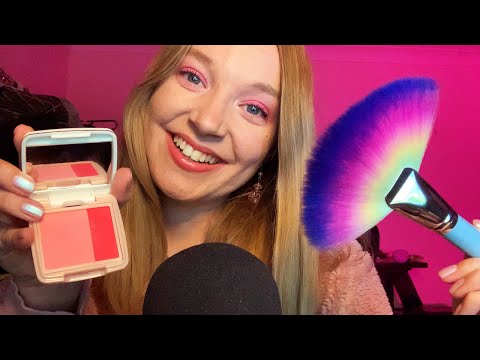 ASMR Doing Your Makeup (Whispered Livestream)