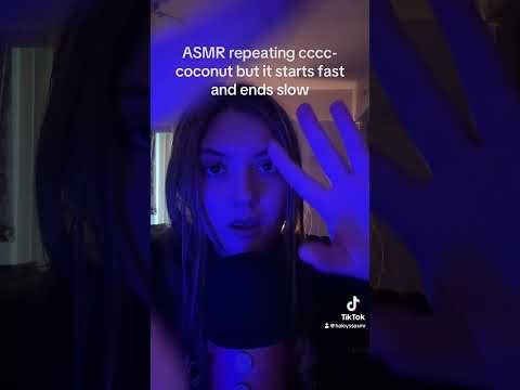 asmr repeating cccc-coconut 🥥