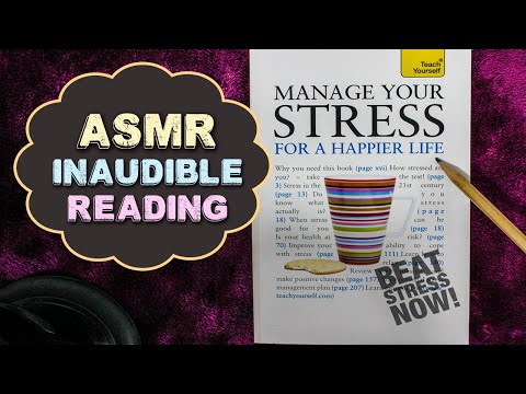 ASMR INAUDIBLE WHISPERS - BOOK READING - TRACING - PAGE FLIPPING