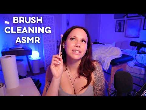 Relaxing ASMR | Washing Makeup Brushes and Life Update
