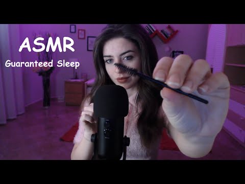 💜 ASMR Intense  Brushing & Scratching 💤  - Blue Yeti (No Talking) Binaural 4K 💜