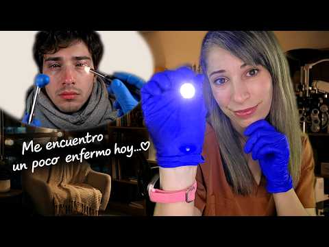 🏥 ASMR Clínica | Examino tus Nervios Craneales... pero Estás Enfermo 🤒