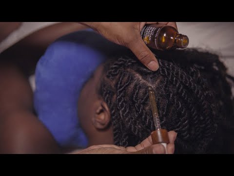 ASMR | Real Person Scalp Oiling for Sleep💆🏾‍♀️ (No Talking)