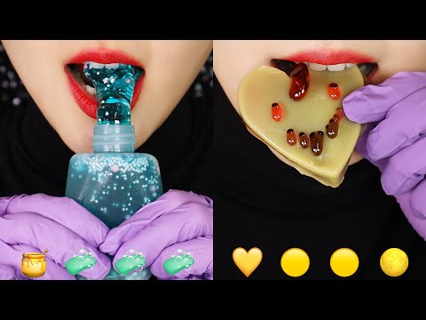 WAX CANDY HONEY JELLY, HONEY JELLY ASMR COMPILATION 🍯