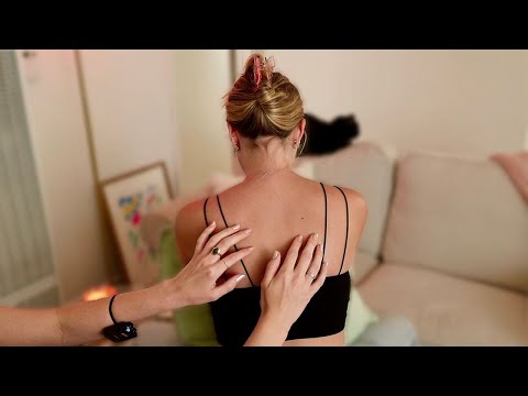 ASMR | Back Scratching On Carly 🌸 (No Talking, Real Person ASMR)