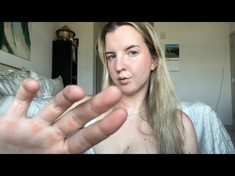 ASMR spit painting | Mouth Sounds, Hand Movements, Personal Attention, High Sensitivity