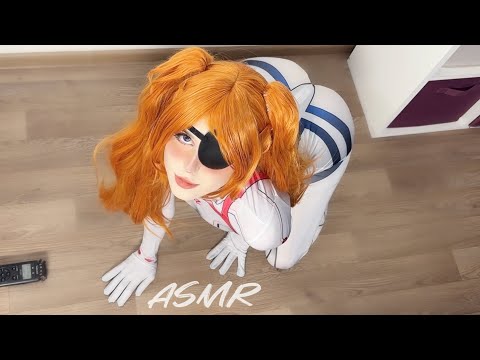 Asuka And Rei Trying ASMR ♡ Cosplay Evangelion