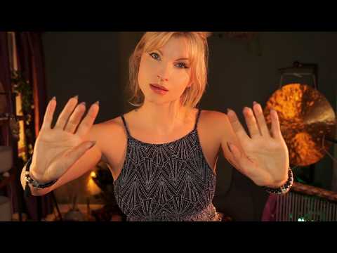 ASMR Reiki for Sleep , Hand movements, Soft Triggers, Plucking