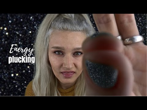 ASMR - plucking & wiping away negativity ✨