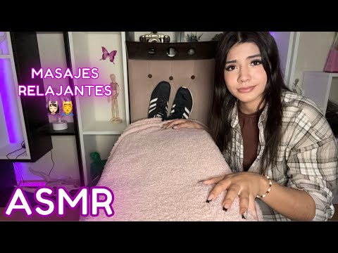 ASMR ESPAÑOL / TE HAGO UN MASAJE completo / TE MASAJEO EL CABELLO (súper relajante)