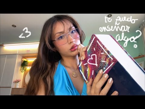 ASMR ¿Podrá esta chica nerd enseñarte algo? ὣ suavecitoooo  ღ