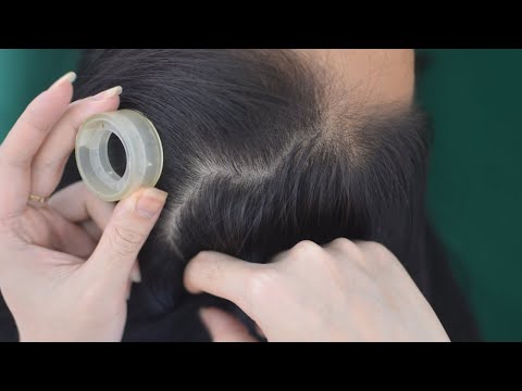 ASMR Real Person Scalp Scratch, Aggressive Hair Parting, Hair Sounds For Stress Relief
