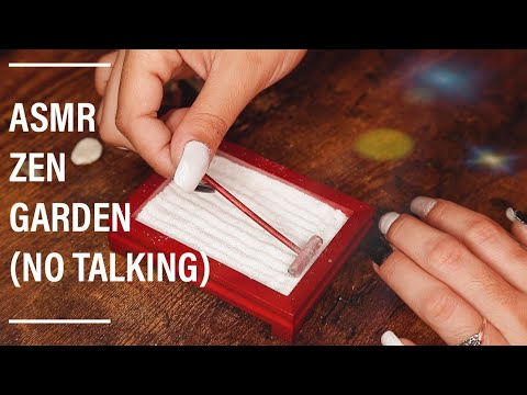 ASMR [NO TALKING] ZEN GARDEN TRIGGERS | VISUAL TRIGGERS FOR SLEEP