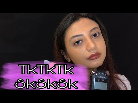 TKTK + SKSK & RAHATLATICI EL HAREKETLERİ | TÜRKÇE ASMR 😴