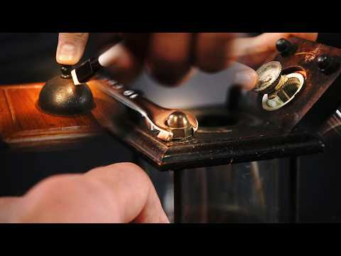 ASMR Disassembling and cleaning an old grinder (no talking)