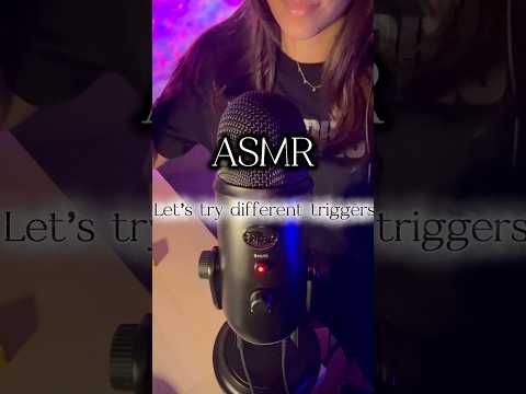 ASMR - let’s try different triggers #asmr #relax #asmrsleep #asmrsounds