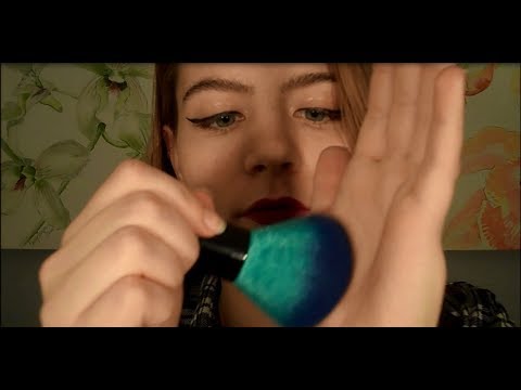 ASMR Camera & Mic Brushing with Whispered Positive Affirmations