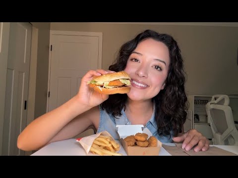 ASMR | Hot n Spicy McChicken & fries 🍟🍔