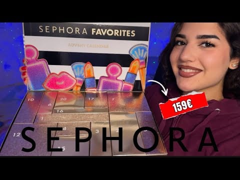 ASMR ABRIENDO CALENDARIO DE ADVIENTO DE SEPHORA 💄😍💸 ¿Merece la pena? 