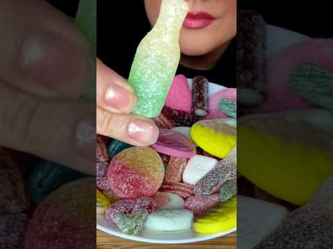 Swedish Sour Candy Taste Test           #asmr #candy #swedish