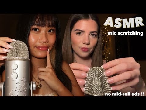 the best mic scratching that will actually put you to sleep 🌟ྀི˚.༘⋆ (no mid-roll ads ASMR)
