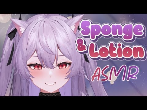 【ASMR】 Binaural Tingles via Sponges, Lotions & More! Sleep well tonight~ ☁️
