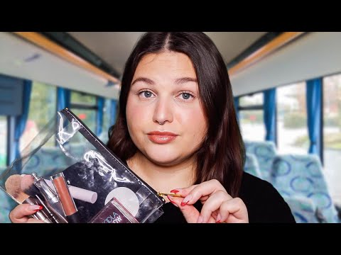 ASMR POV : CETTE MEUF qui se prépare dans le bus