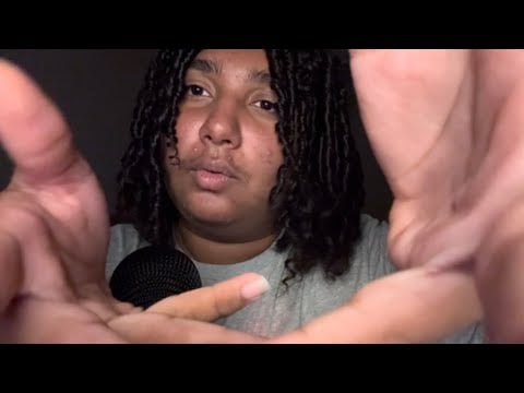 ASMR: VISUEL 100% avec mes MAINS + BRUITS DE BOUCHE (vague, vortex)￼